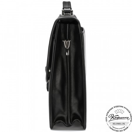 Кожаный портфель "Брест" (черный)